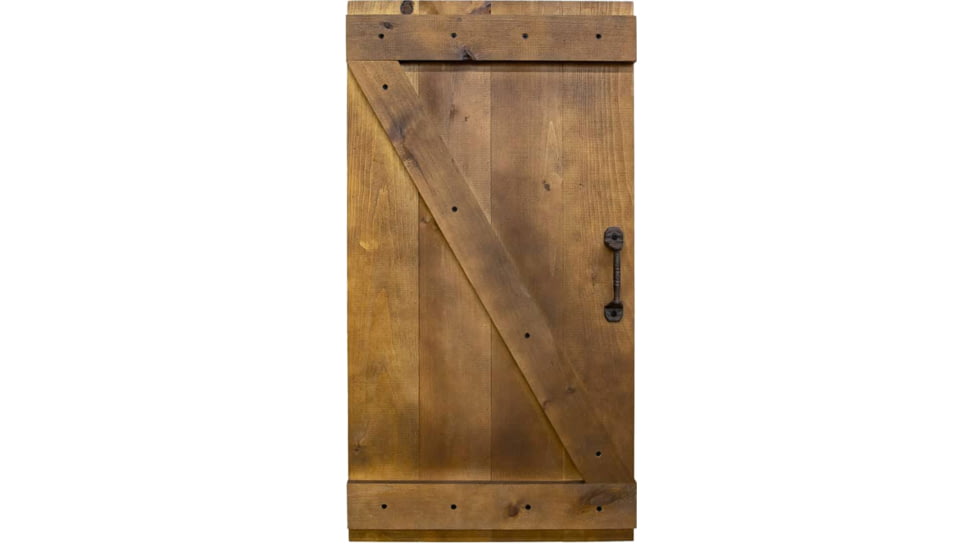 Tactical Walls Mini Barn Door Concealment, Dutch Walnut, BARNDW