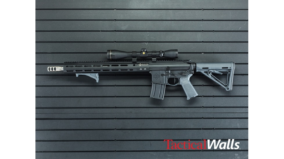 Tactical Walls ModWall AR15 Hanger, Left Facing, Black, MWAR15L