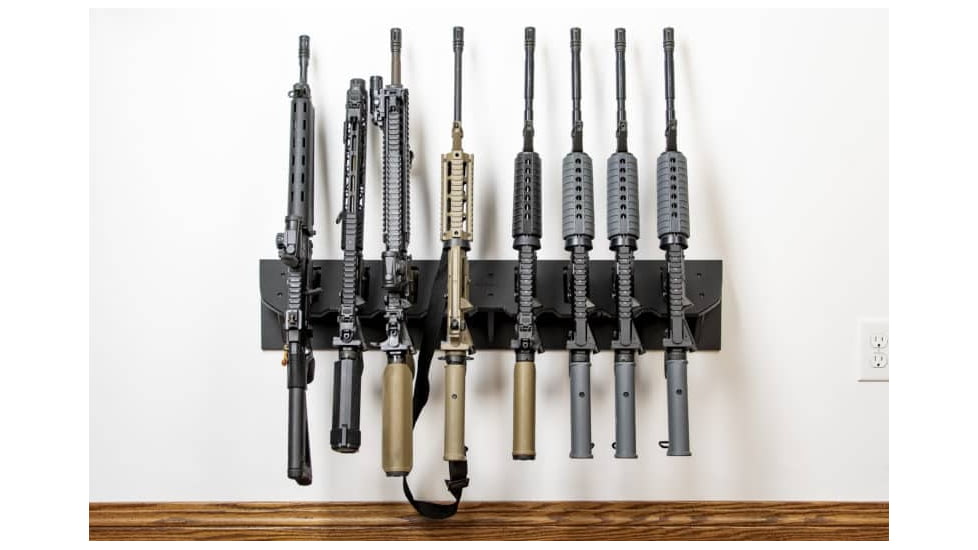 Tactical Walls ModWall Multi-Gun Rack, Black, MWMGRAK