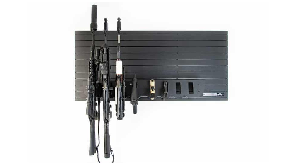 Tactical Walls ModWall Multi-Gun Rack, Black, MWMGRAK