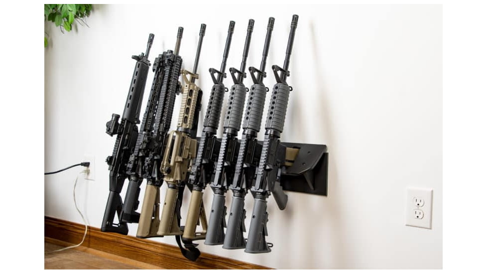 Tactical Walls ModWall Multi-Gun Rack, Black, MWMGRAK