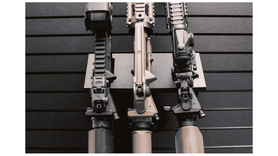 Tactical Walls ModWall Multi-Rifle Hangers, Black, MWMRH