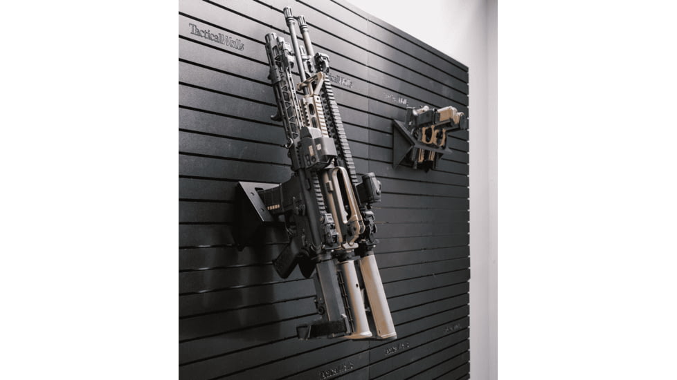 Tactical Walls ModWall Multi-Rifle Hangers, Black, MWMRH