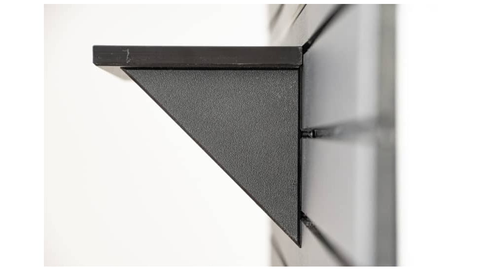 Tactical Walls ModWall Shelves, Small, Black, MWSMSHELF