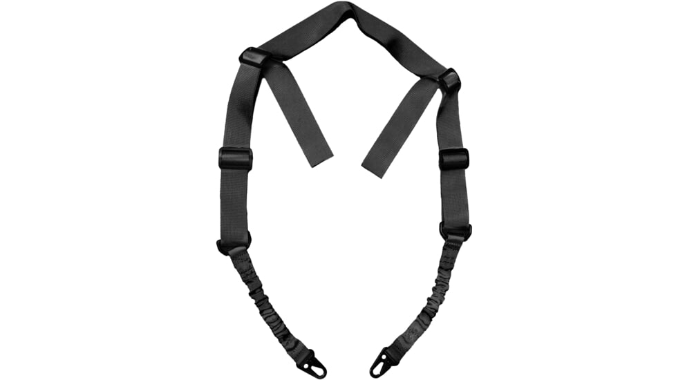 Tacticon Armament 2 Point Rifle Sling, 2 Pack, Black, RSBLK2PK
