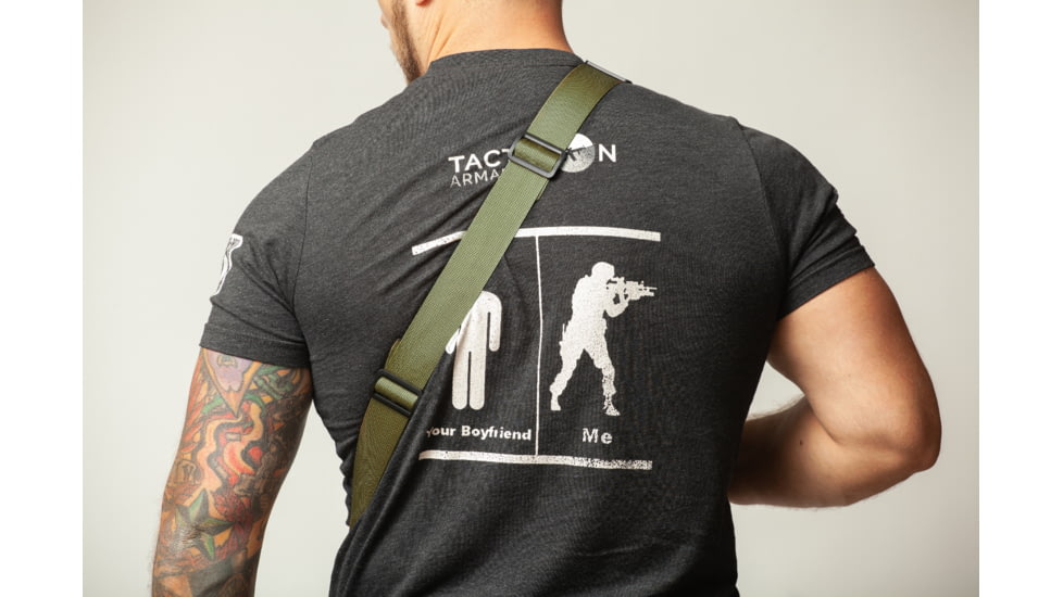 Tacticon Armament 2 Point Rifle Sling, 1 Pack, OD Green, RSGRN1PK