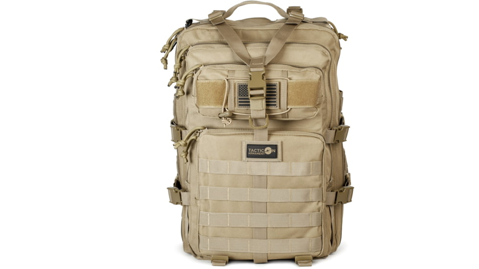 Tacticon Armament 24 BattlePack Tactical Backpacks, Tan, 24BPTN10