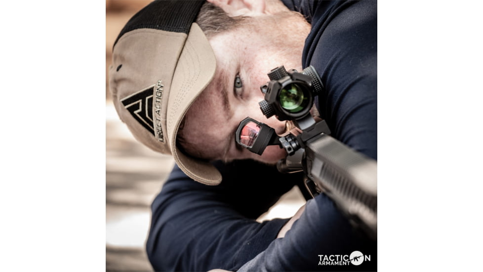 Tacticon Armament 35 Degree Offset Mount, Black, 35DGPCMT