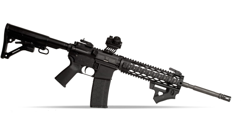 Tacticon Armament BattleGrip 12 Angled Rifle Foregrip, Black, BG12BK