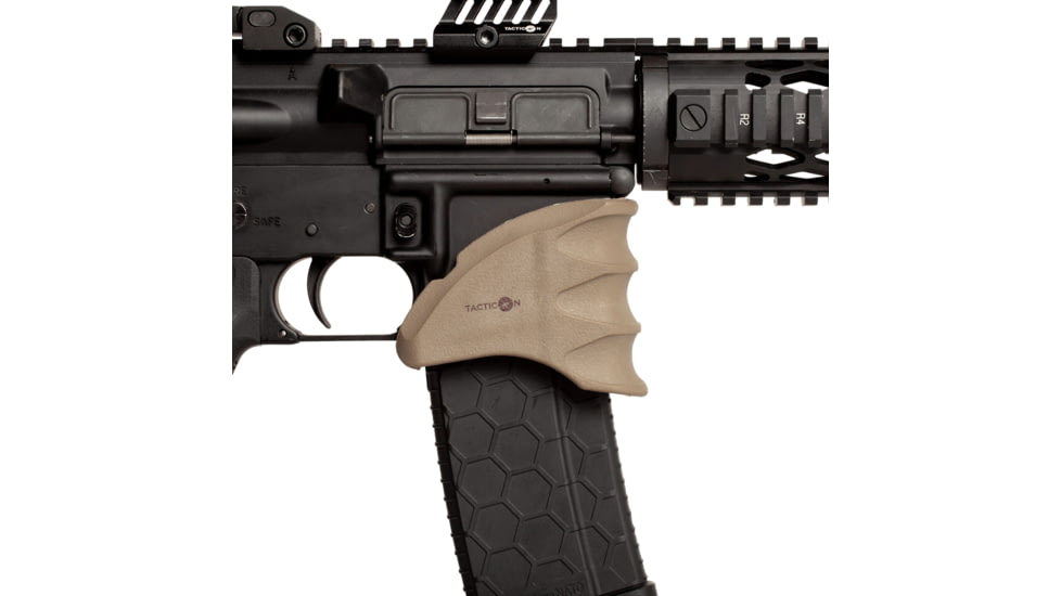 Tacticon Armament BattleGrip 4 Tactical Rifle Mag Grip, Tan, BG04TN