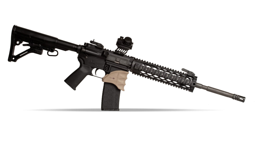 Tacticon Armament BattleGrip 4 Tactical Rifle Mag Grip, Tan, BG04TN