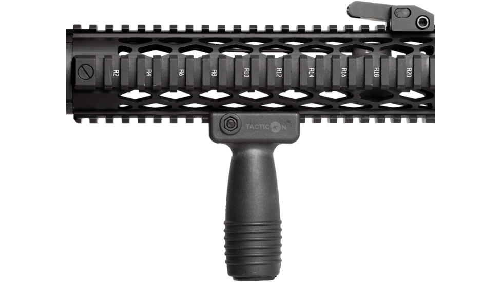 Tacticon Armament BattleGrip 7 Vertical Broom Handle Rifle Foregrip, Black, BG07BK
