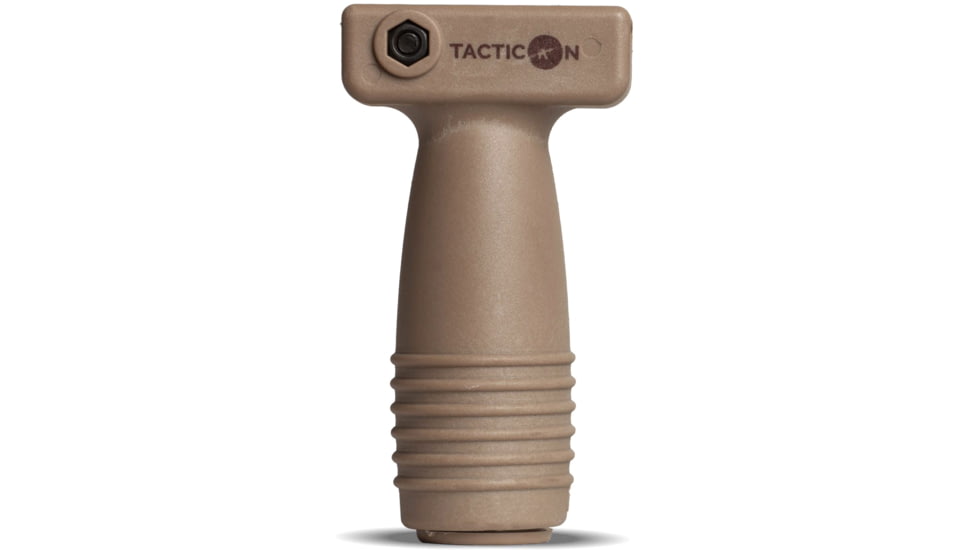 Tacticon Armament BattleGrip 7 Vertical Broom Handle Rifle Foregrip, Tan, BG07TN