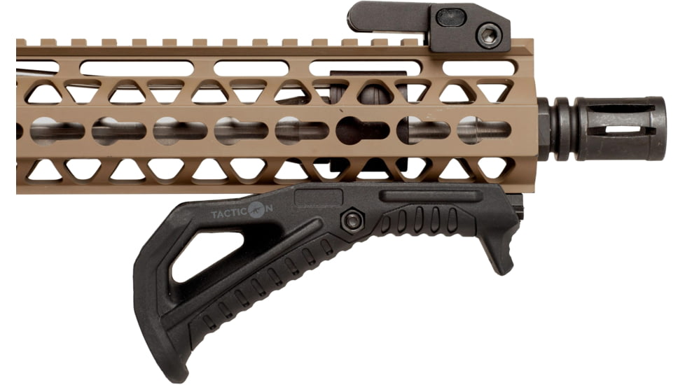Tacticon Armament BattleGrip 8 Tactical Angled Foregrip, Black, BG08BK