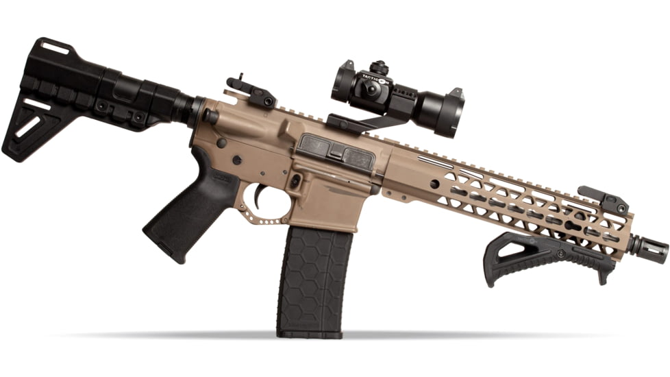 Tacticon Armament BattleGrip 8 Tactical Angled Foregrip, Black, BG08BK