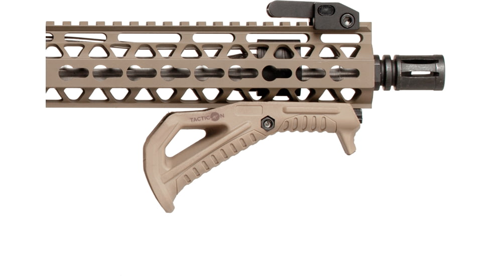 Tacticon Armament BattleGrip 8 Tactical Angled Foregrip, Tan, BG08TN