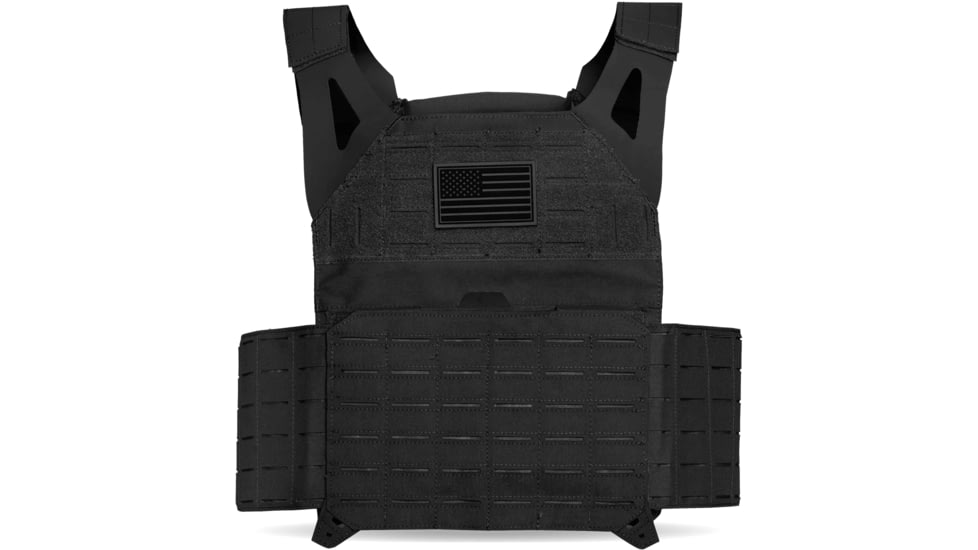 Tacticon Armament BattleVest Lite Plate Carrier, Black, BV-LT-BK