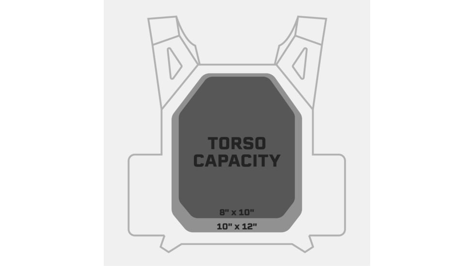Tacticon Armament BattleVest Lite Plate Carrier, Black, BV-LT-BK
