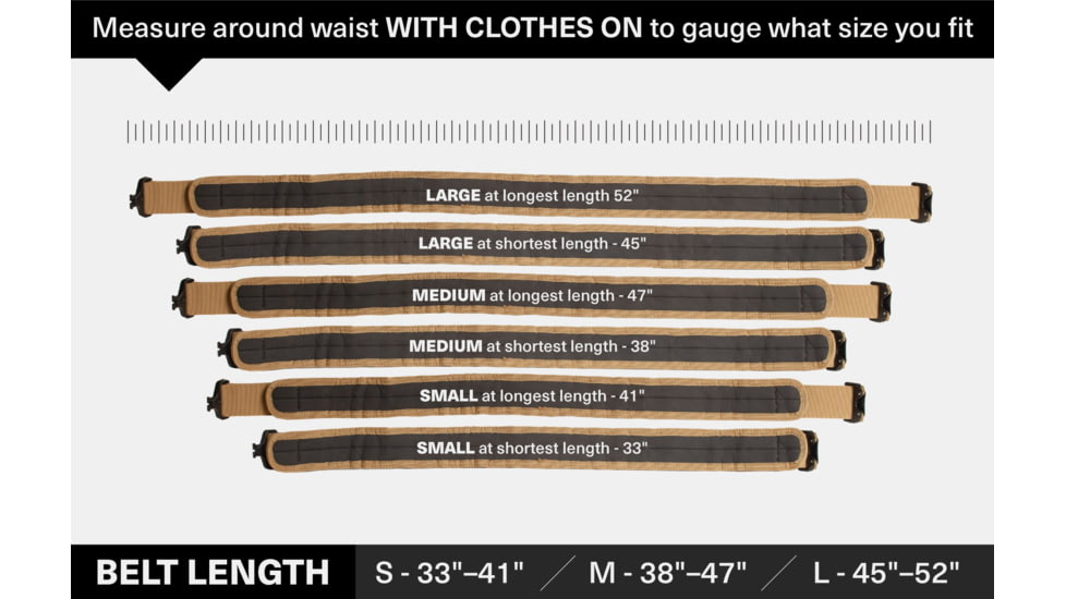 Tacticon Armament Buildout Battle Belt, Tan, Medium, GB3437TN