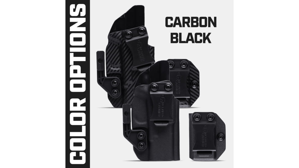 Tacticon Armament Deep Concealment Pistol Holster w/ Mag Holster, Left Handed, Black, SW940IWBLH