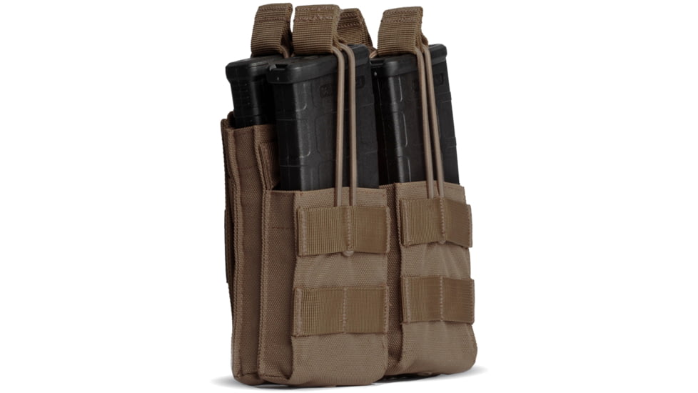 Tacticon Armament Double Rifle Stacker Mag Pouch, Coyote Brown, CBRS2/RS2-BP-CB