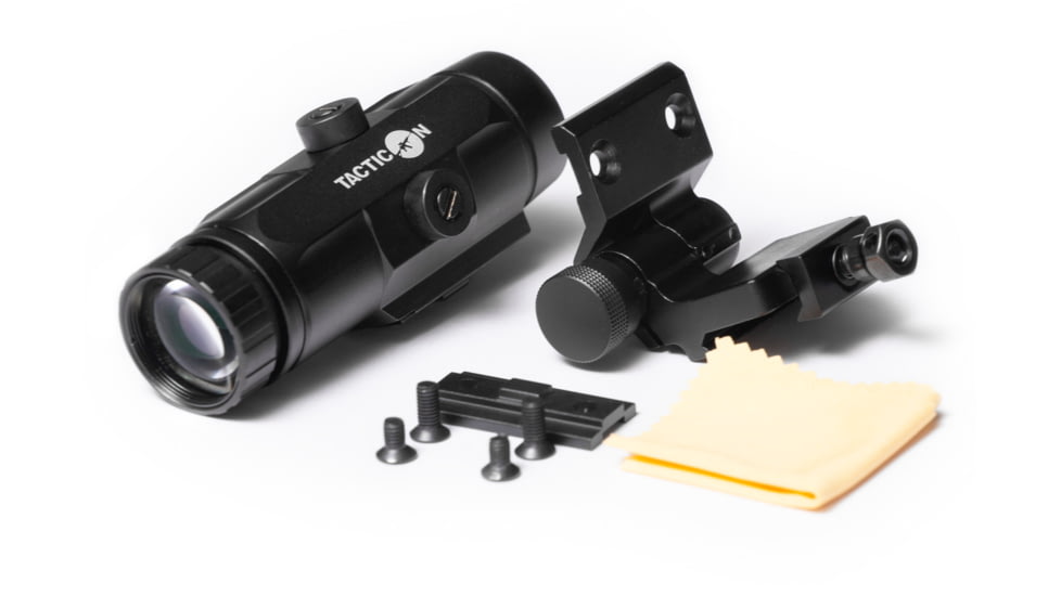 Tacticon Armament Falcon V1 3x Red Dot Magnifier, Black, FALCV13X