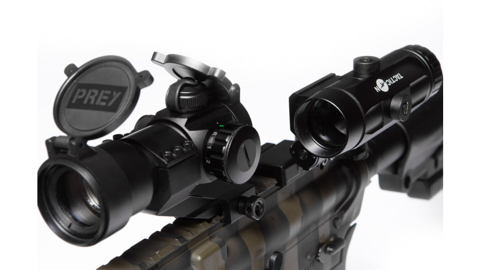 Tacticon Armament Falcon V1 3x Red Dot Magnifier, Black, FALCV13X