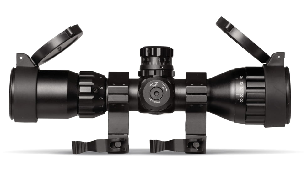 Tacticon Armament Falcon V3 3-9x32mm 30mm Tube Second Focal Plane Rifle Scope, Illuminated Mil-Dot Reticle, Black, FALCV39x32