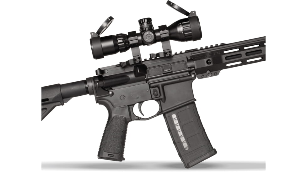 Tacticon Armament Falcon V3 3-9x32mm 30mm Tube Second Focal Plane Rifle Scope, Illuminated Mil-Dot Reticle, Black, FALCV39x32