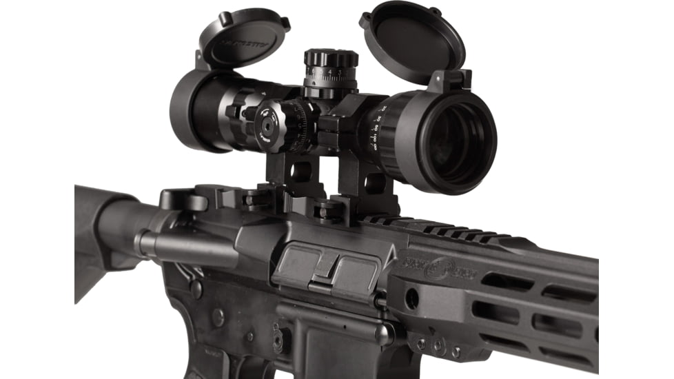 Tacticon Armament Falcon V3 3-9x32mm 30mm Tube Second Focal Plane Rifle Scope, Illuminated Mil-Dot Reticle, Black, FALCV39x32