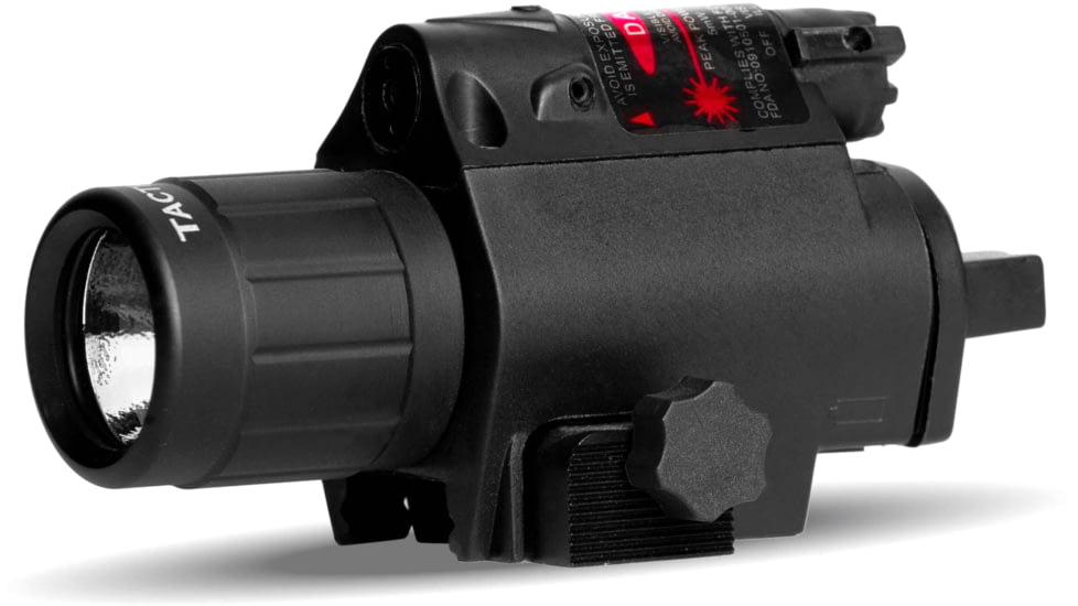 Tacticon Armament Firefly V1 Pistol and Rifle Laser/Flashlight Combo, Red Laser, Black, FRL10