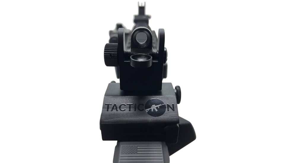 Tacticon Armament Flip Up Iron Sights, Black, TABUIS20