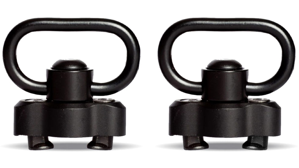 Tacticon Armament Keymod QD Sling Mount, 2 Pack, Black, 2QDKM