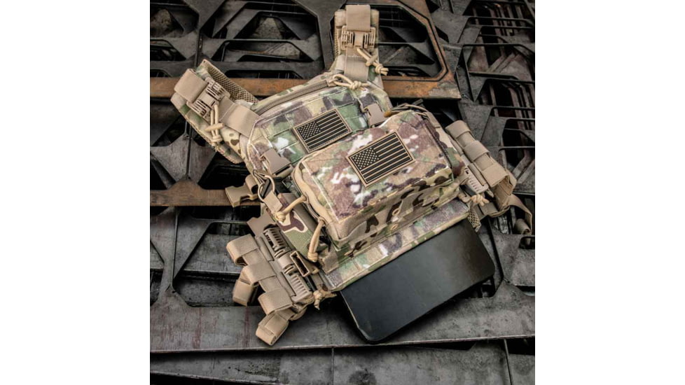 Tacticon Armament Level 3 Plus 4.4 lbs Multi-Curve Armor Plate, Black, 9.5x12.5, TA-SPP-III
