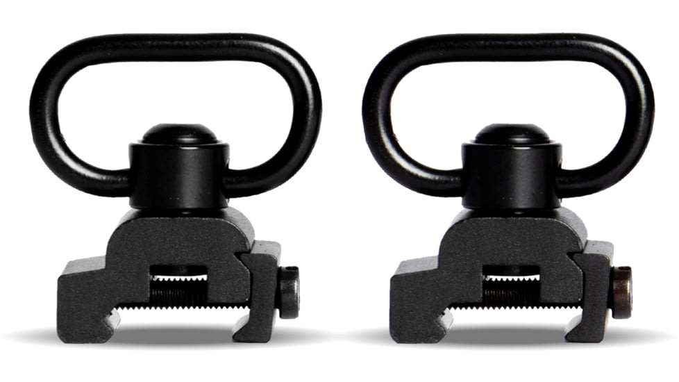 Tacticon Armament Picatinny QD Mount, 2 Pack, Black, 2QDPR