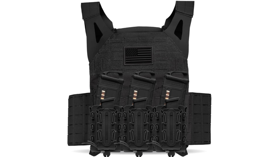 Tacticon Armament Single Rifle Magazine Pouch, Black, R1-MC-BK