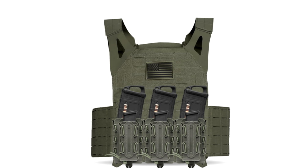 Tacticon Armament Single Rifle Magazine Pouch, OD Green, R1-MC-GN