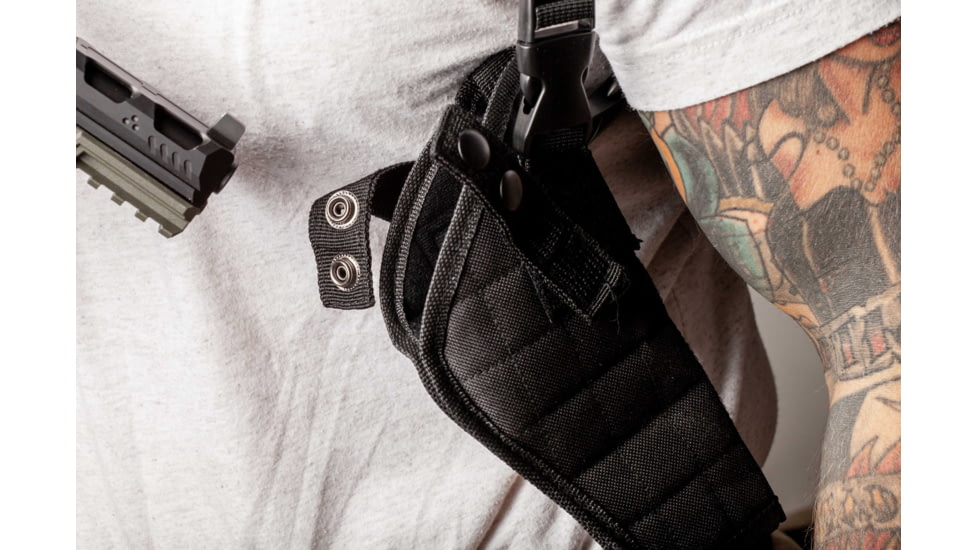 Tacticon Armament Universal Shoulder Holster, Black, UVSHBK