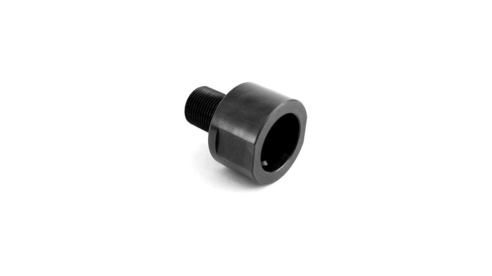 Tacticool22 1/2-28 Barrel Thread Adapter for .920 Bull Barrels, Black, BA-TBE-BULL