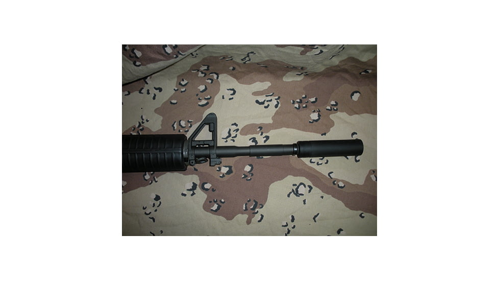 Tacticool22 Fake Suppressor Threaded Muzzle Device, 5/8-24, 4.5in, Black, TFS-5/8-24 - 4.5 Inch