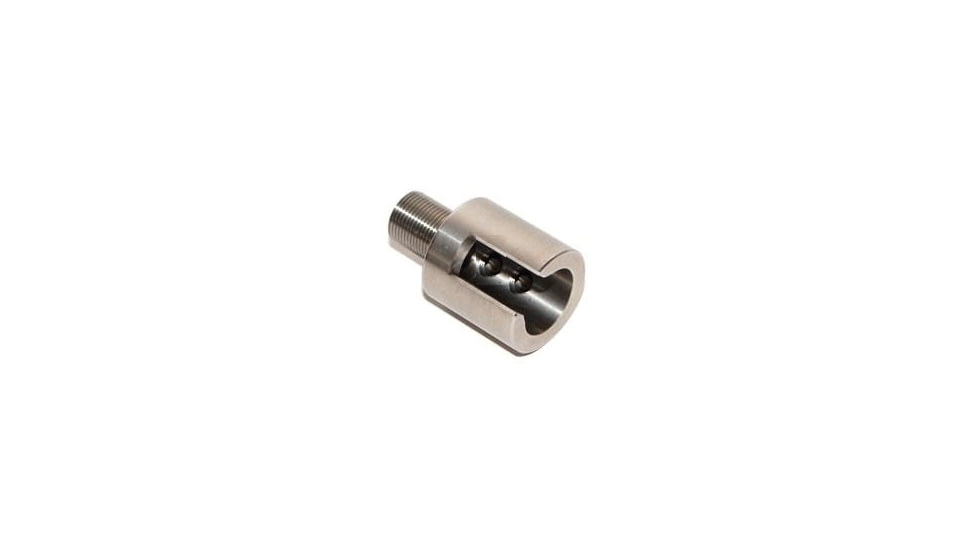 Tacticool22 Threaded Barrel Adapter For 1/2in Barrels, 1/2-28, Silver, TBE - GEN1 - 500 - SST