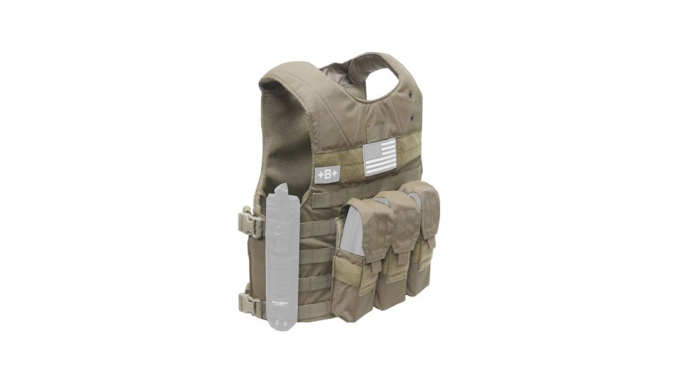 TAG Combat Aggressor Armor Carrier Vest - Lg/Xl, Coyote Tan