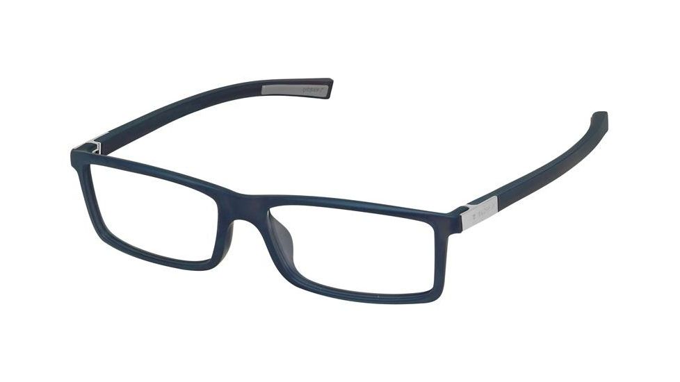 Tag Heuer 0512 Progressive Prescription Eyeglasses, Matte Grey Frame - Matte Grey Temples Frame, Clear Lens-0512-007PR