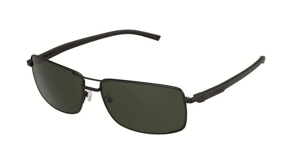 Tag Heuer 0883 Progressive Prescription Sunglasses, Black Frame - Black Temples Frame, Outdoor Green Lens-0883-301PR