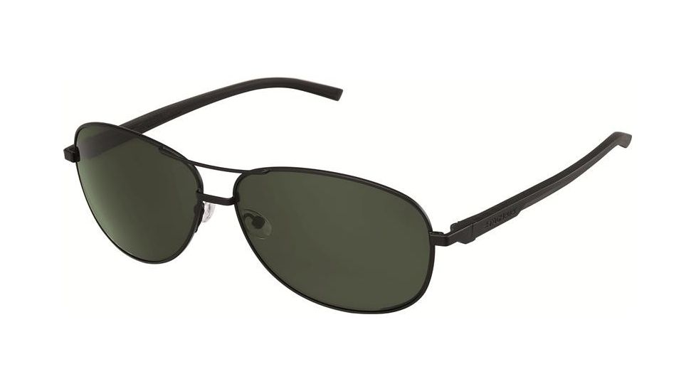 Tag Heuer 0884 Bifocal Prescription Sunglasses, Black Frame - Black Temples Frame, Polarized Precision Green Lens, 0884-311BI