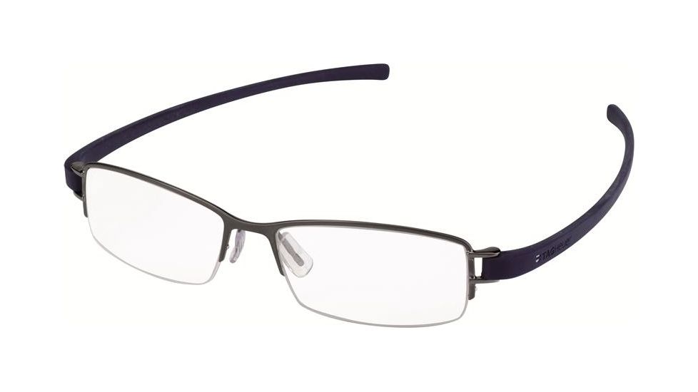 Tag Heuer 7201 Progressive Prescription Eyeglasses, Anthracite Ceramic Frame - Smart Blue Temples Frame, Clear Lens-7201-016PR