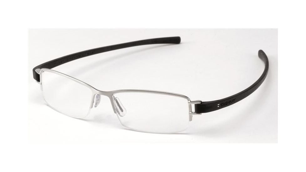 Tag Heuer 7201 Progressive Prescription Eyeglasses, Pure Frame - Black Temples Frame, Clear Lens-7201-001PR