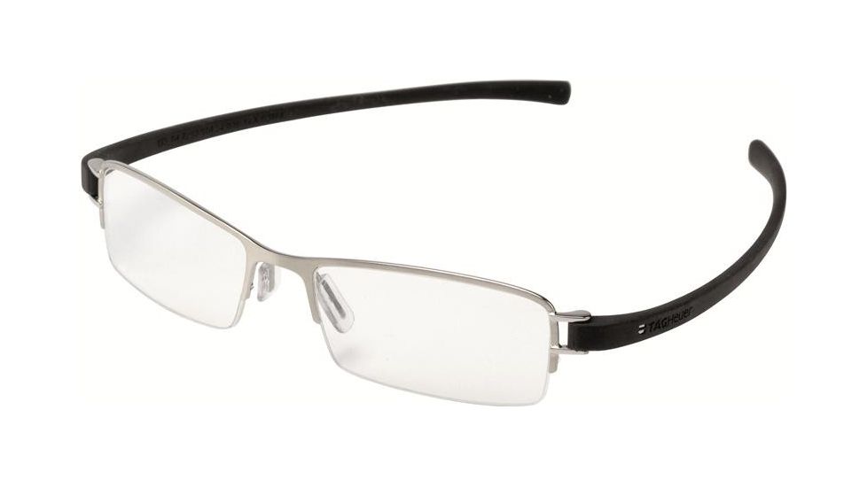 Tag Heuer 7203 Bifocal Prescription Eyeglasses, Pure Frame - Black Temples Frame, Clear Lens-7203-001BI