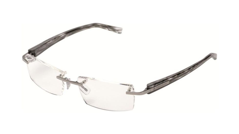 Tag Heuer 8102 Progressive Prescription Eyeglasses, Ruthenium Frame - Storm Temples Frame, Clear Lens-8102-002PR