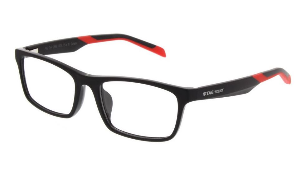 Tag Heuer B. Urban 0555 Progressive Prescription Eyeglasses, Matte Black Frame, 0555-005PR